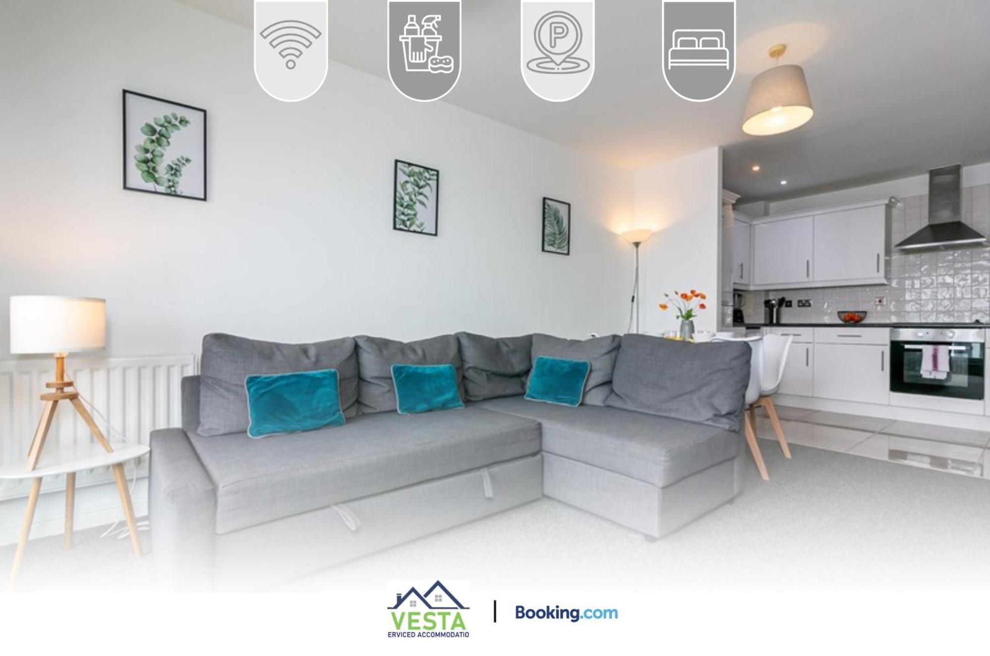 Two Bedrooms Apartment By Vesta Serviced Accommodation & Short Lets Hatfield With Free Wifi エクステリア 写真